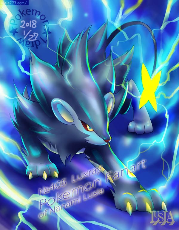 Pokemon Luxray By Lusiananami On Deviantart