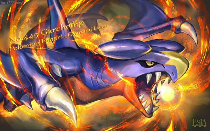 Garchomp Pokemon By Lusiananami On Deviantart