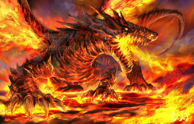 Fire drake by LusiaNanami on DeviantArt