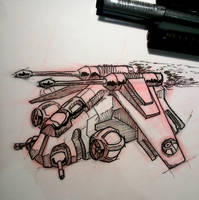 Inktober(2014) D2 Republic gunship