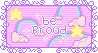 free to use: be proud stamp