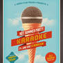 Vintage Karaoke Poster PSD Template