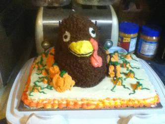 3 d Turkey Cake