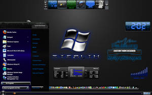 Stealth Blue Windows 7 Theme