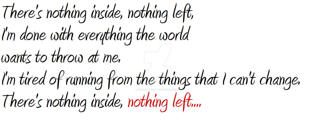 Nothing Inside Here. Text There's Nothing Inside by MicahSilverMutt on DeviantArt