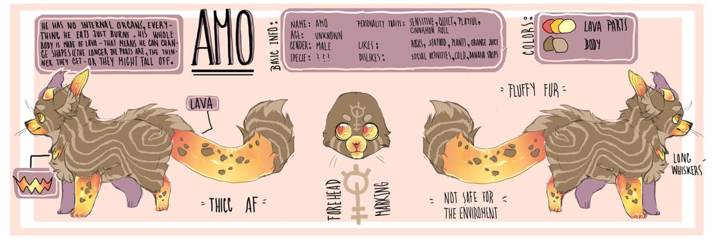 amo reference sheet