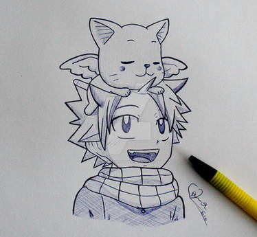 Natsu and Happy