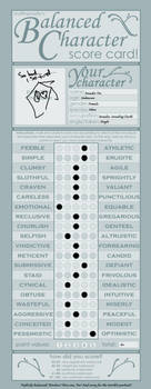 Character Balance Sheet 2