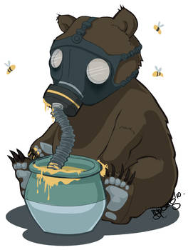 Gas Mask Bear