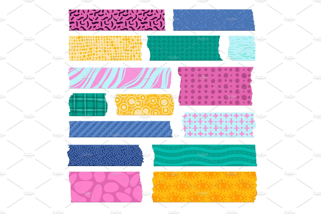 Scrapbook tape. Color patterned by toippohu on DeviantArt