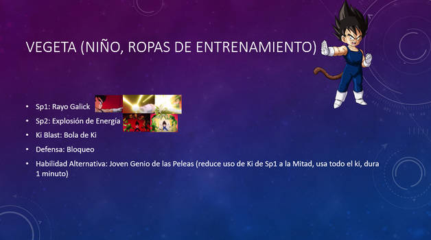 Vegeta (Kid, Ropas Entrenamiento)