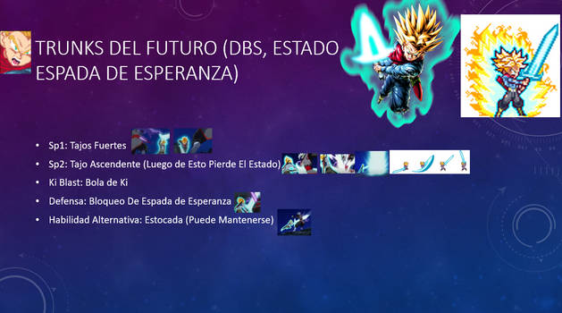 Trunks del Futuro (DBS, Ssj Rage Controlado, Espad