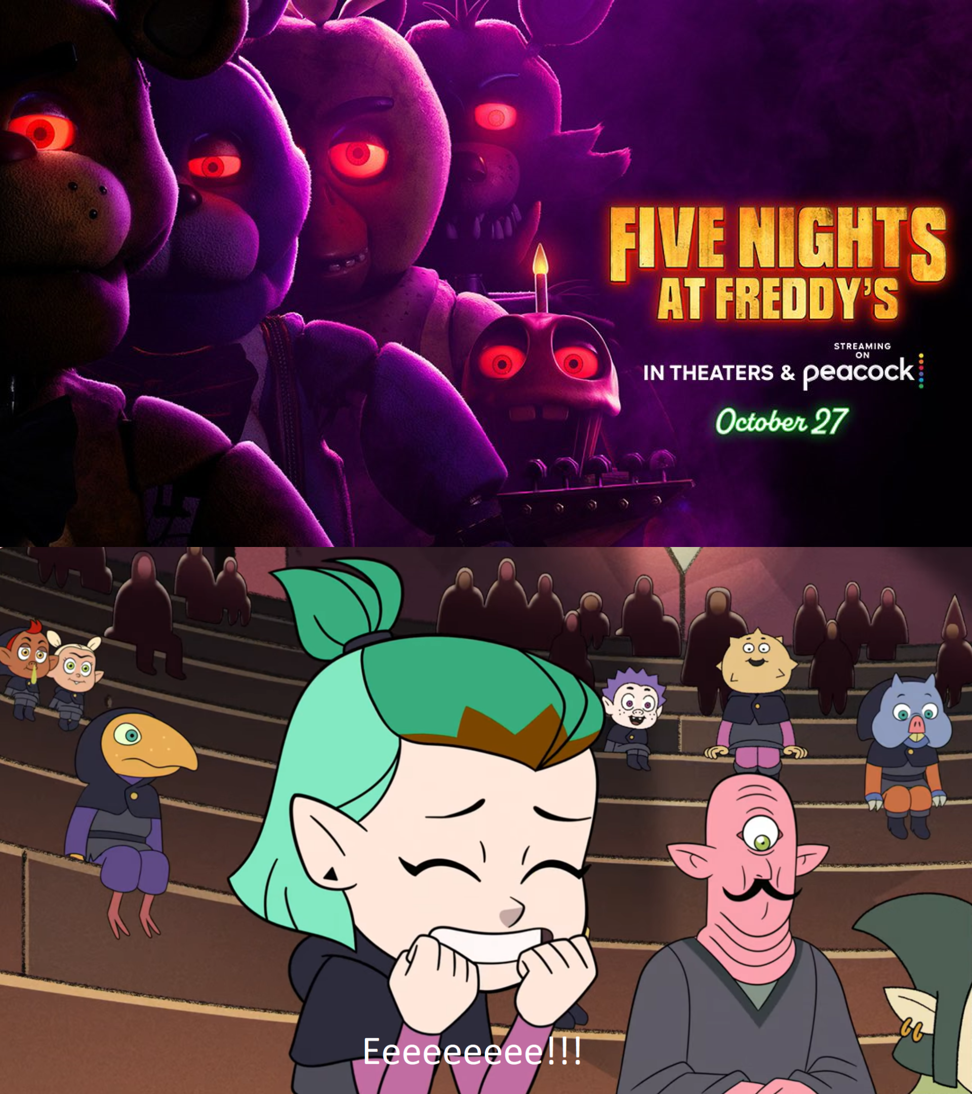 FNAF Movie Updates on X: Five Nights at Freddy's releases in theaters &  Peacock streaming service in 88 days on October 27th! #FNAF  #FiveNightsatFreddys #FNAFMovie  / X