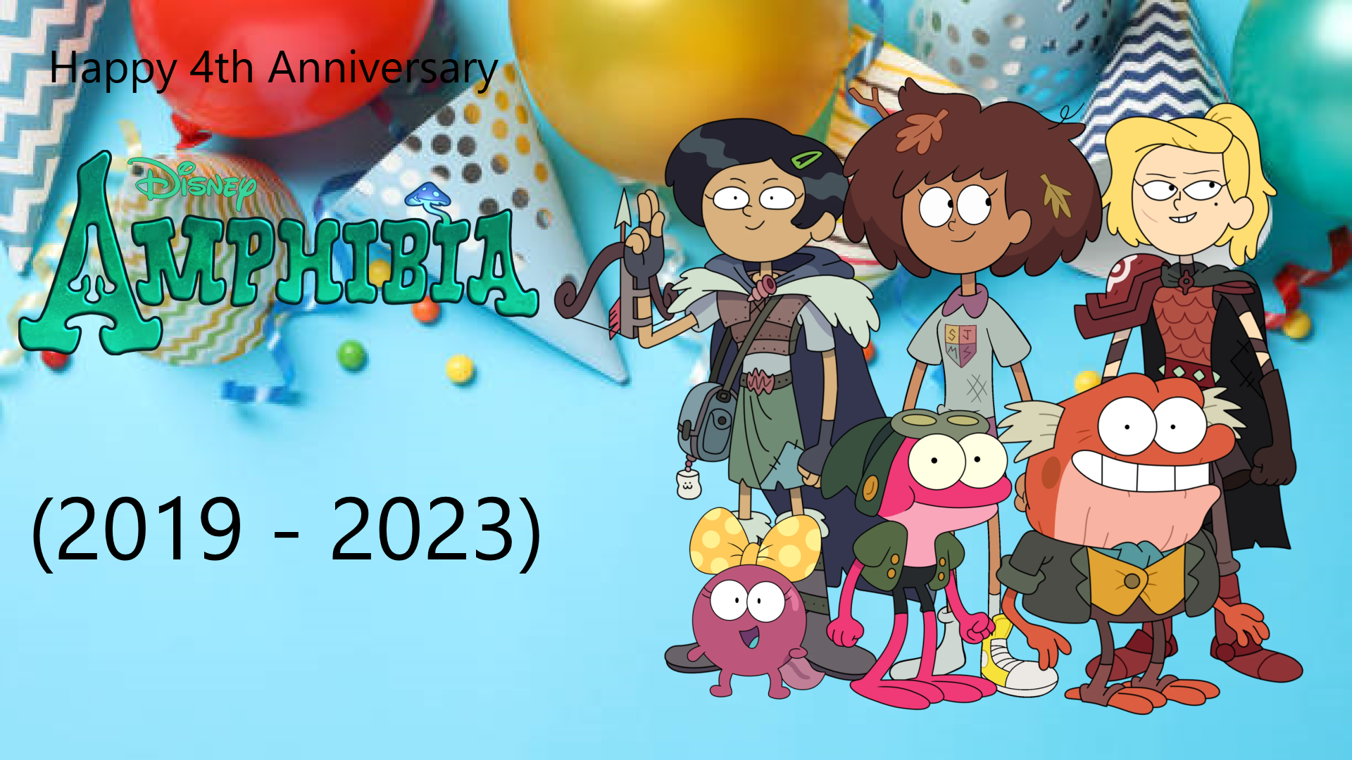 Happy 4th Anniversary Amphibia by Tagirovo on DeviantArt