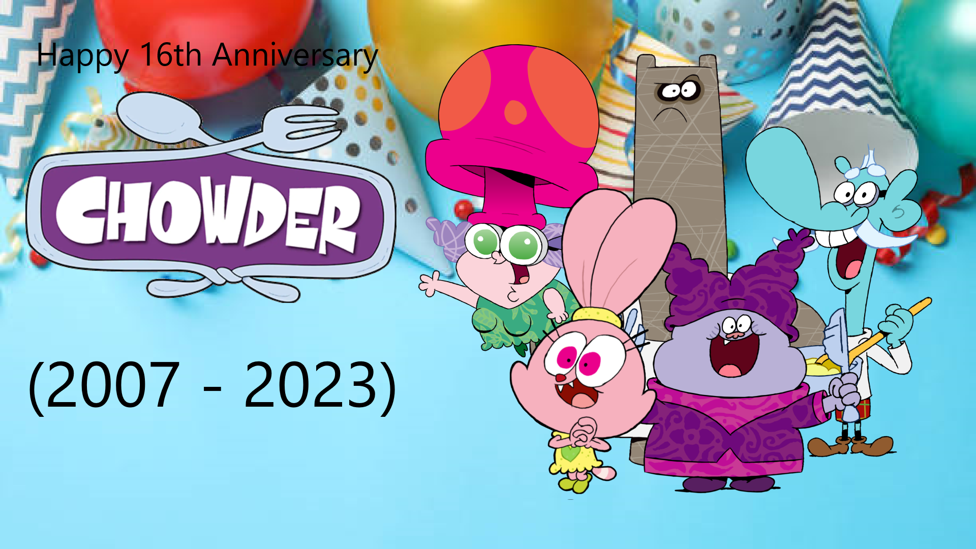 Chowder Happy Deviantart Happy 16th Anniversary Chowder by Tagirovo on DeviantArt