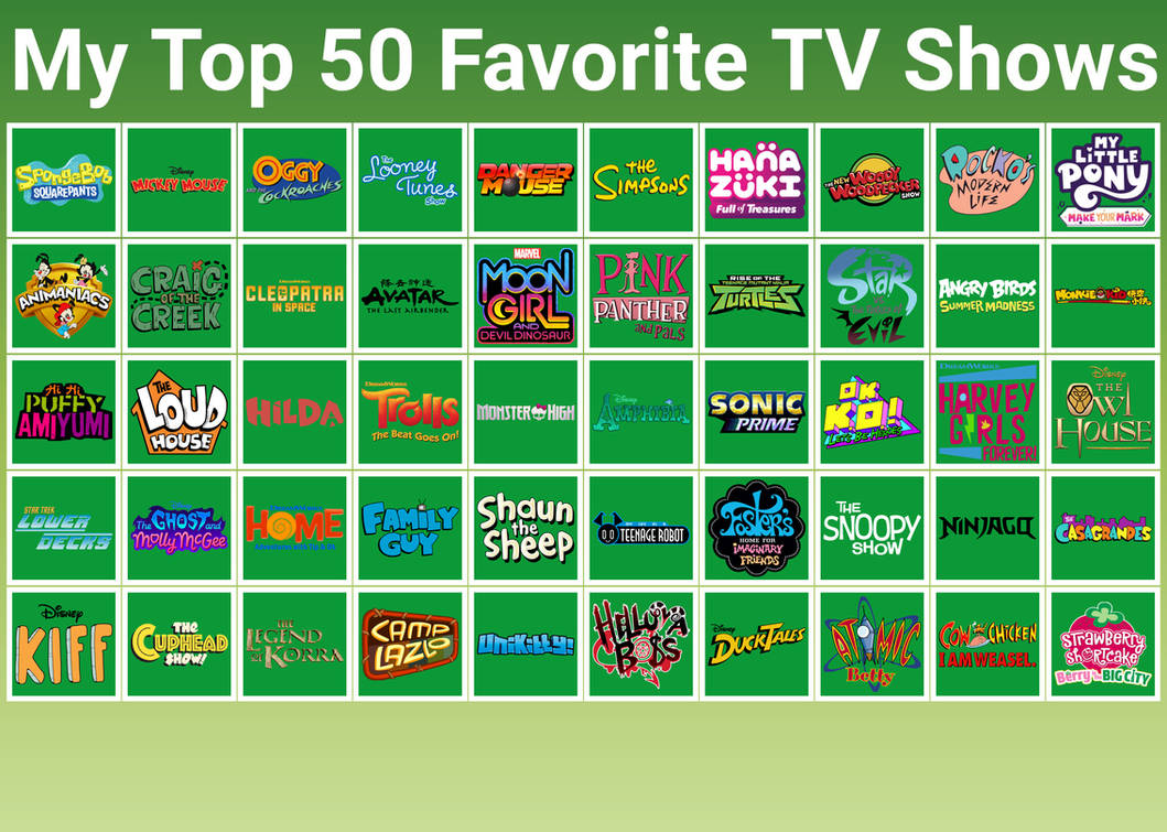 My Top 50 Favorite Tv Shows By Tagirovo On Deviantart My Top 50 Favorite Tv Shows By Tagirovo On Deviantart