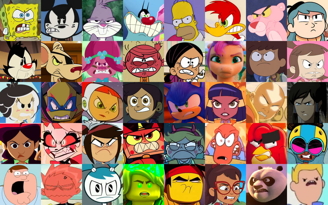 Fun Character Reaction 40 Angry Characters Reaction Template by Tagirovo on DeviantArt