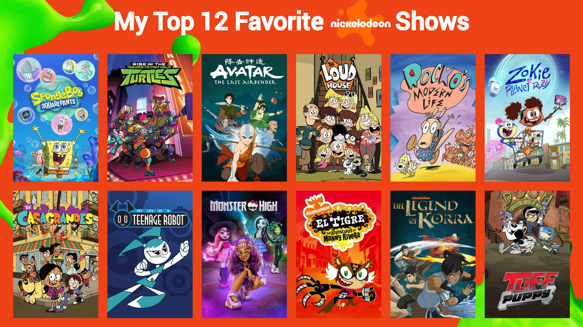 My Top 12 Favorite Nickelodeon Shows By Tagirovo On Deviantart My Top 12 Favorite Nickelodeon Shows By Tagirovo On Deviantart