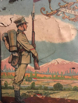 Chilean soldier poster 1940s