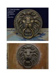 Lion door Knocker