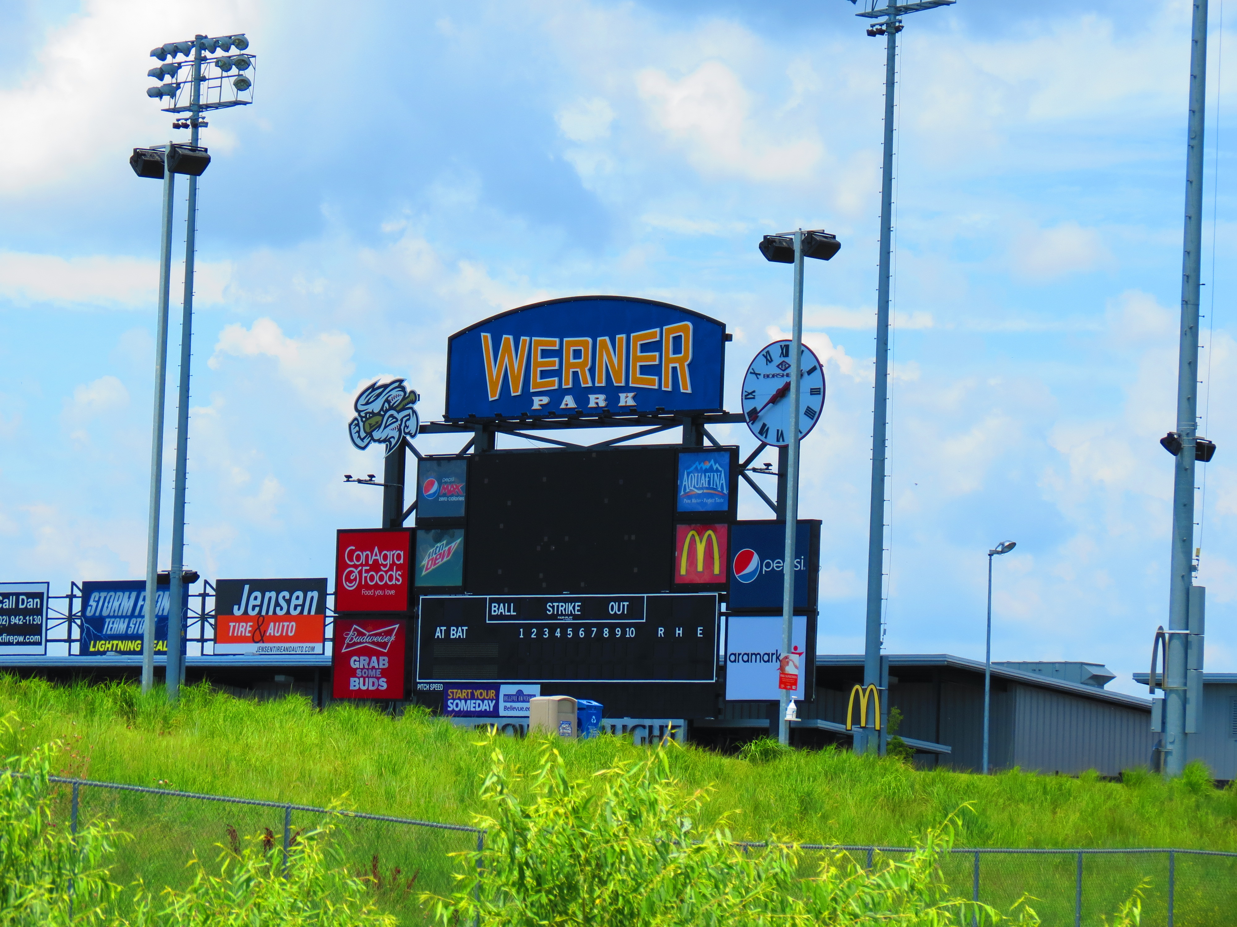 Werner Park Scoreboard