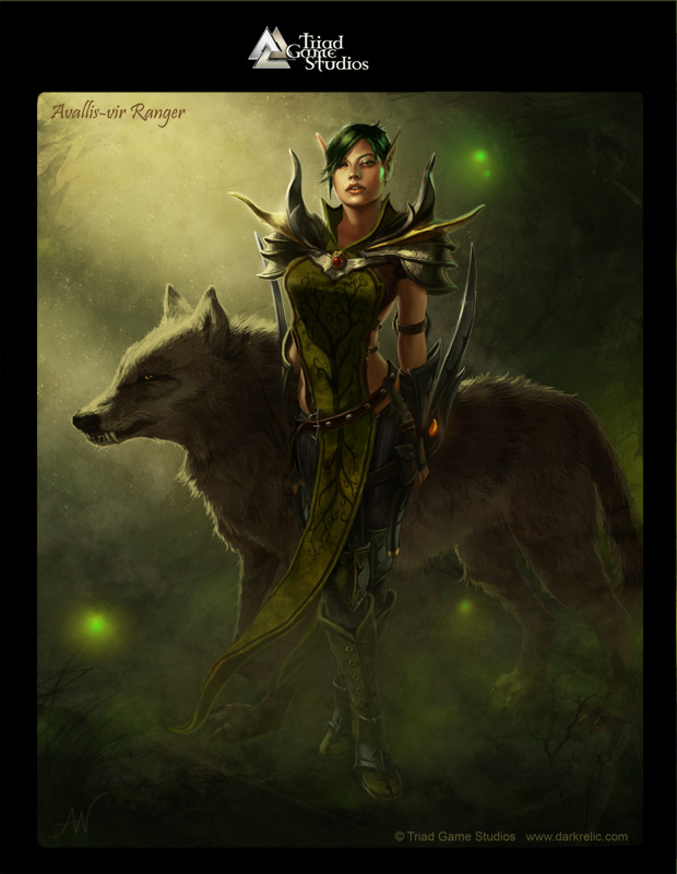 Dark Relic Female Ranger Concept by lithriel