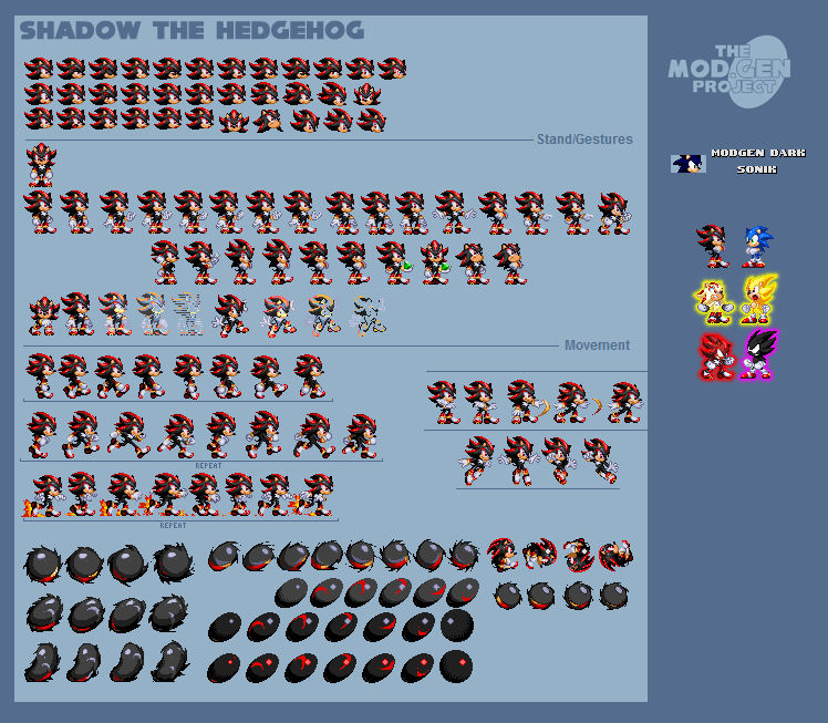 Modgen shadow + red eyes by darksonicvgbv on DeviantArt