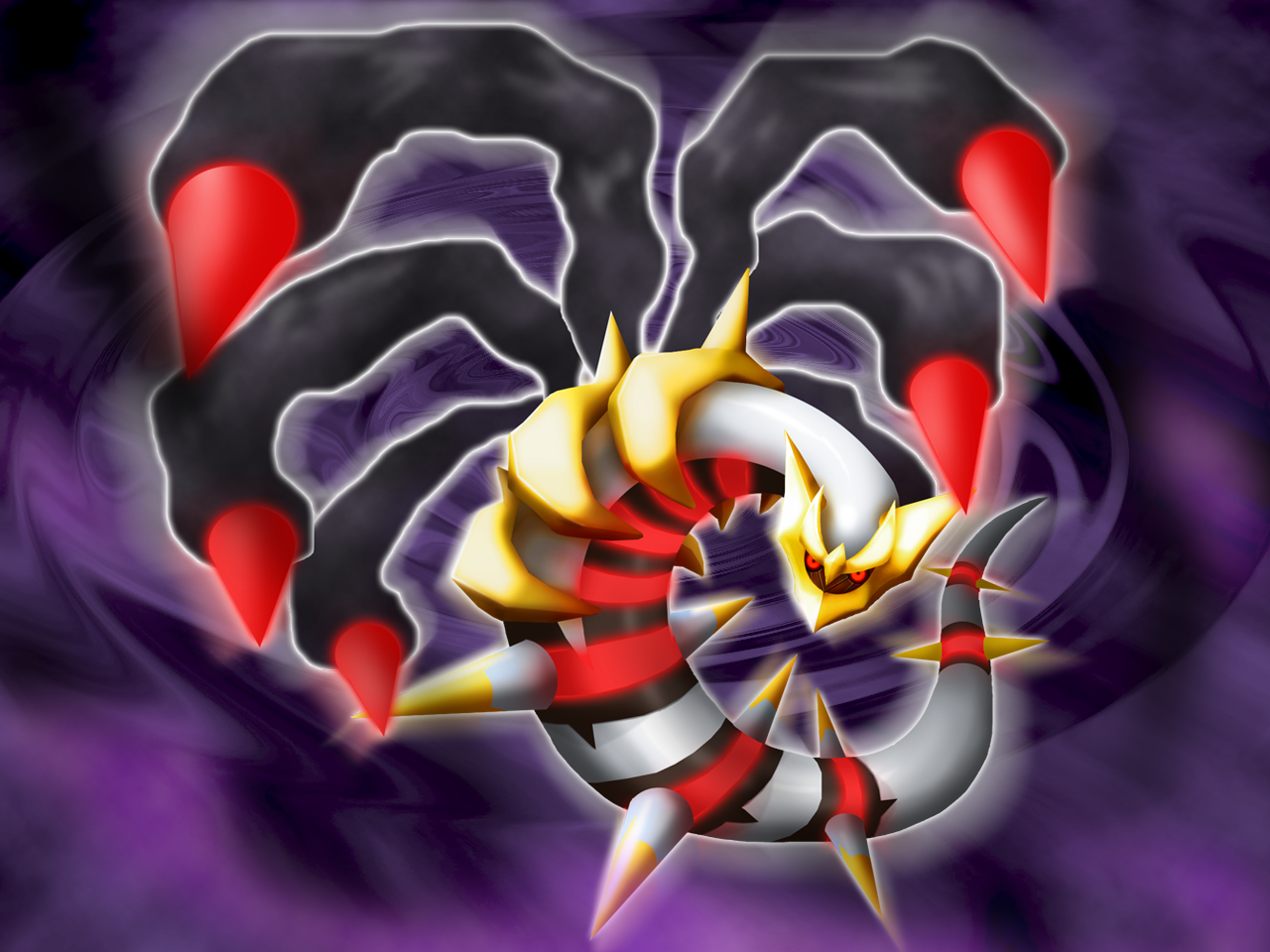 Shiny Giratina by Twarda8 on DeviantArt