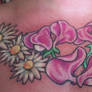 sweetpea and daisy chestpiece
