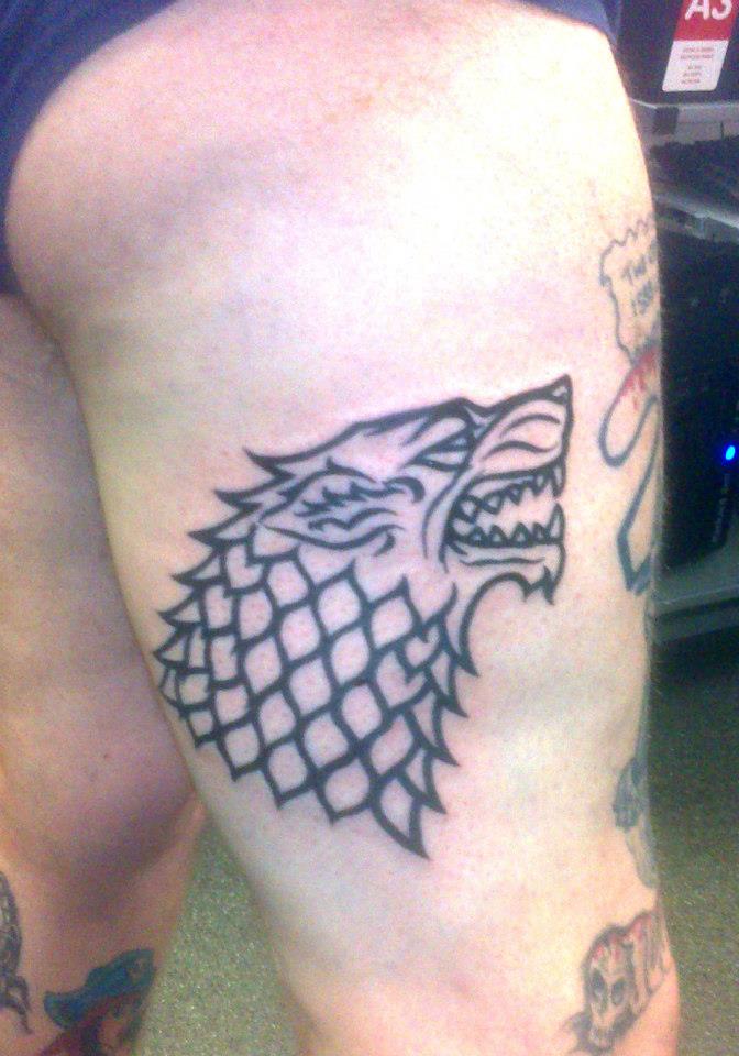 Dire Wolf Tattoo