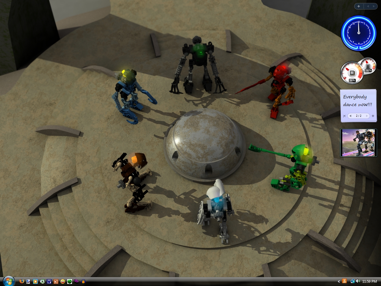 Some Toa desktop