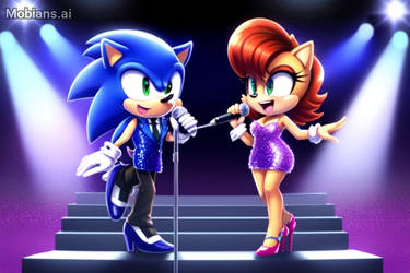 Sonic and Sally singing Long Long Ago