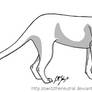 Shaded thylacine template