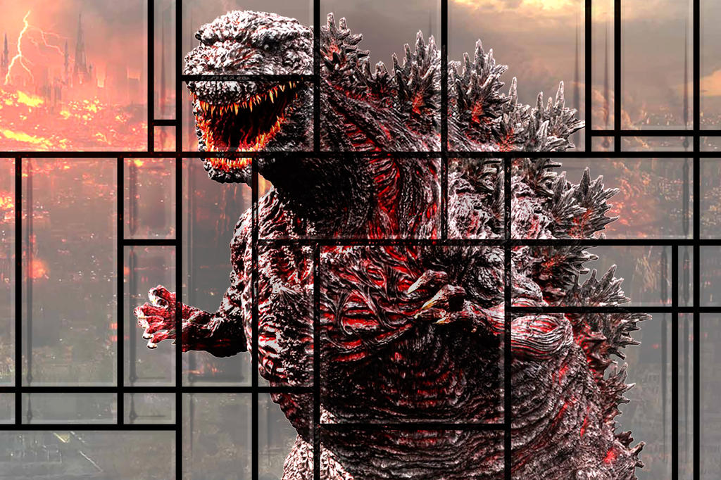 Mosaic Godzilla