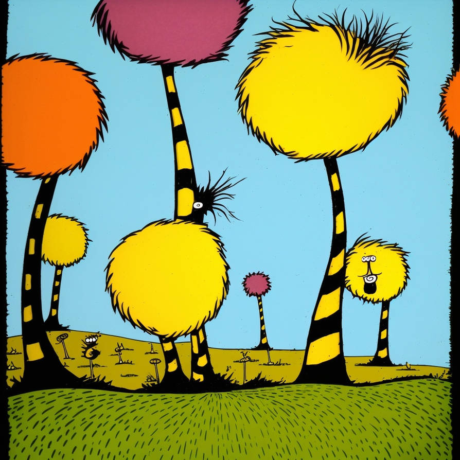 Truffaler Tree Truffula Trees 13 by viktoro on DeviantArt