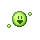 Mr. Green Emoticon Waving