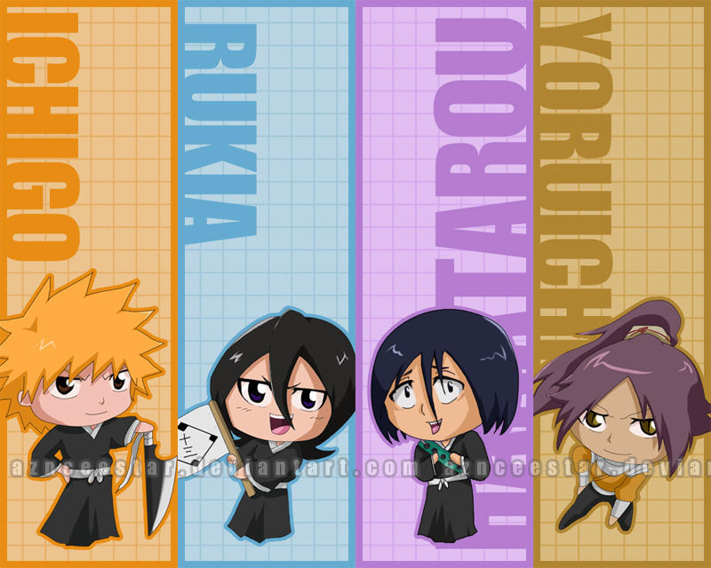 Chibi Bleach Bookmarks By AznCeestar On DeviantArt