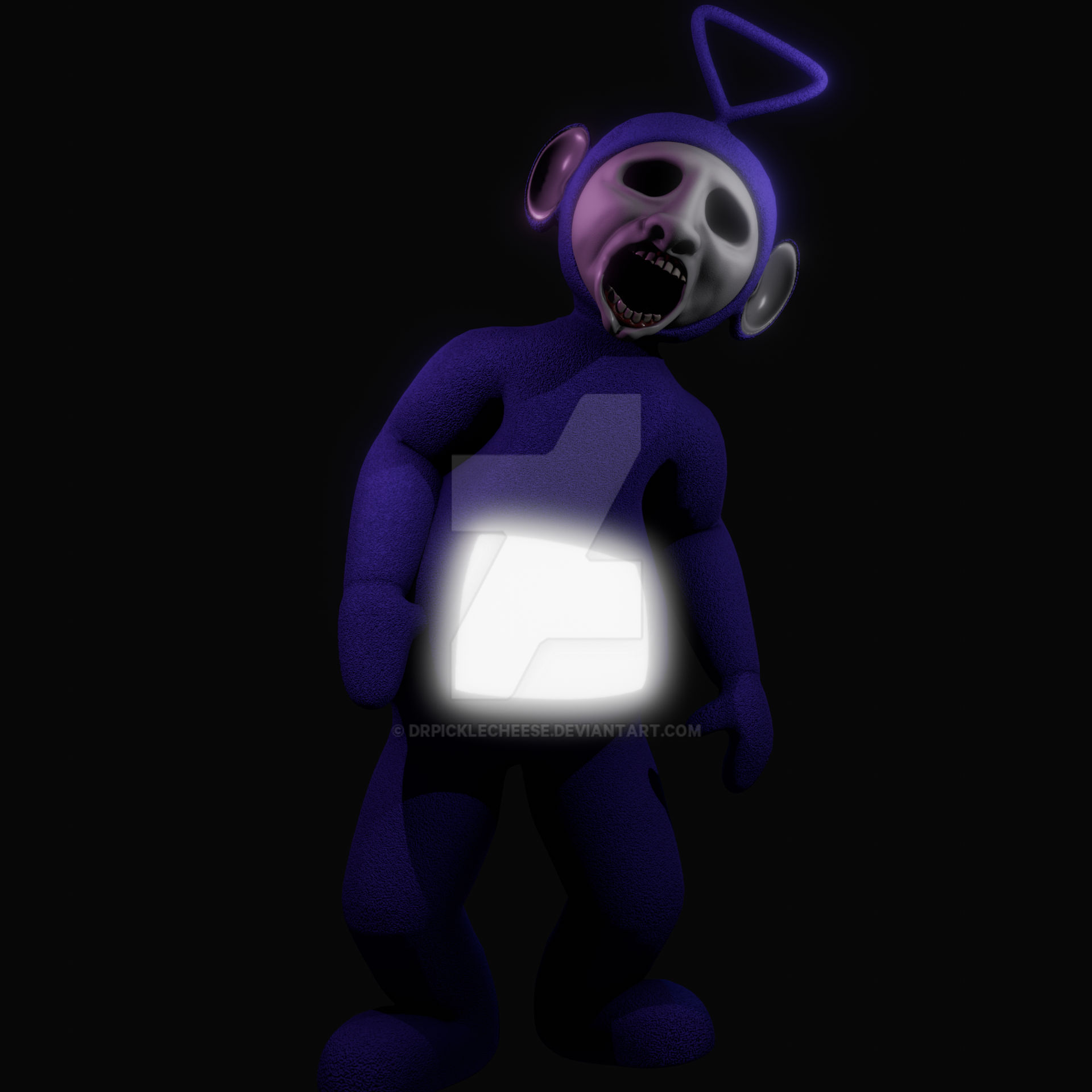 SlendyTubbies Tinky Winky by DrPickleCheese on DeviantArt