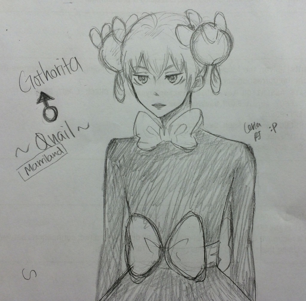 Quail the male Gothorita ~human ver~