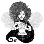 Afro-inks #15 by eddaviel