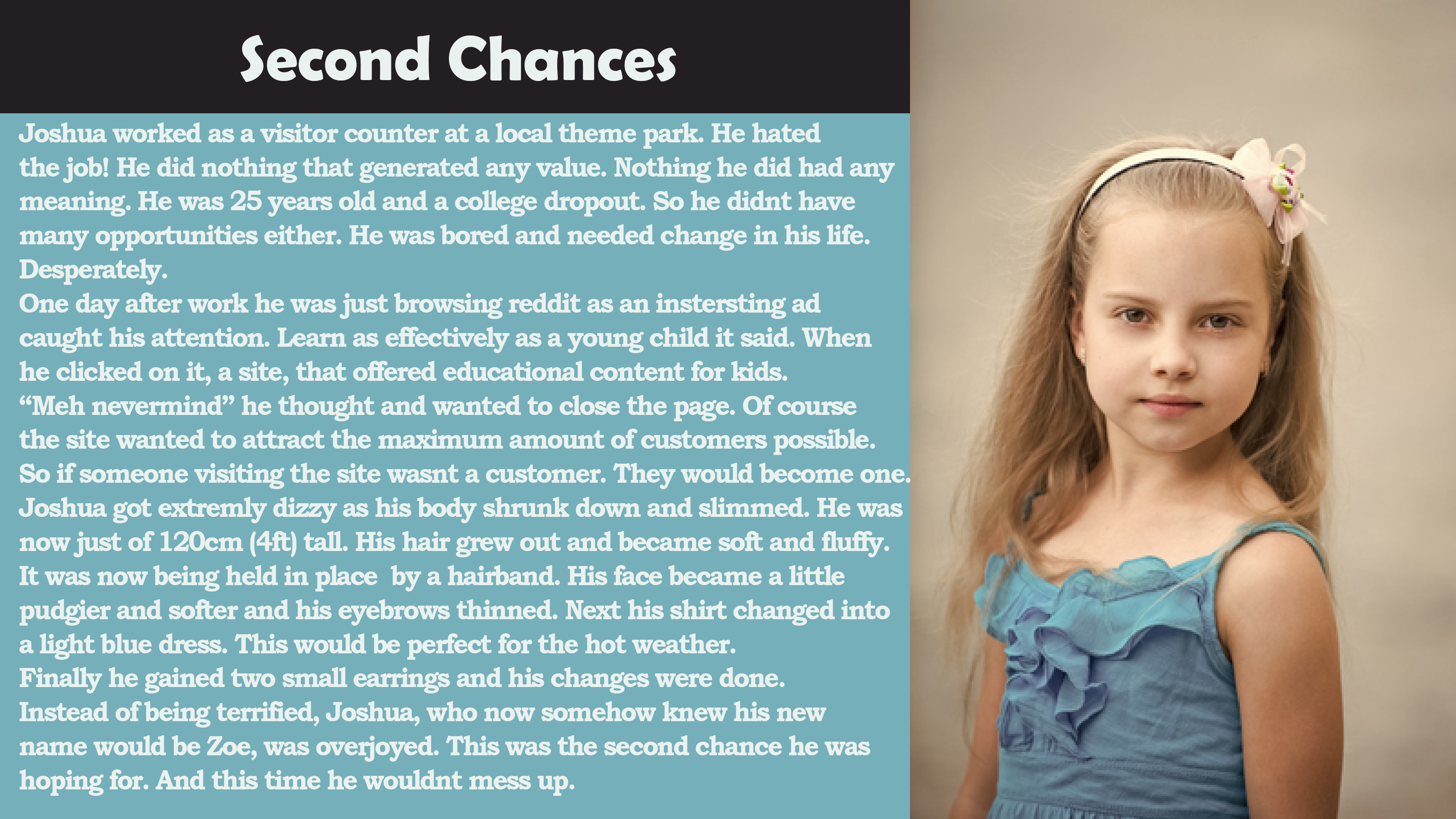 Second Chances - Tg Ar Caption by DHMNew on DeviantArt