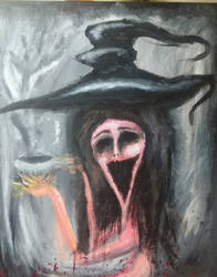 Witch Smoking Crystal Meth