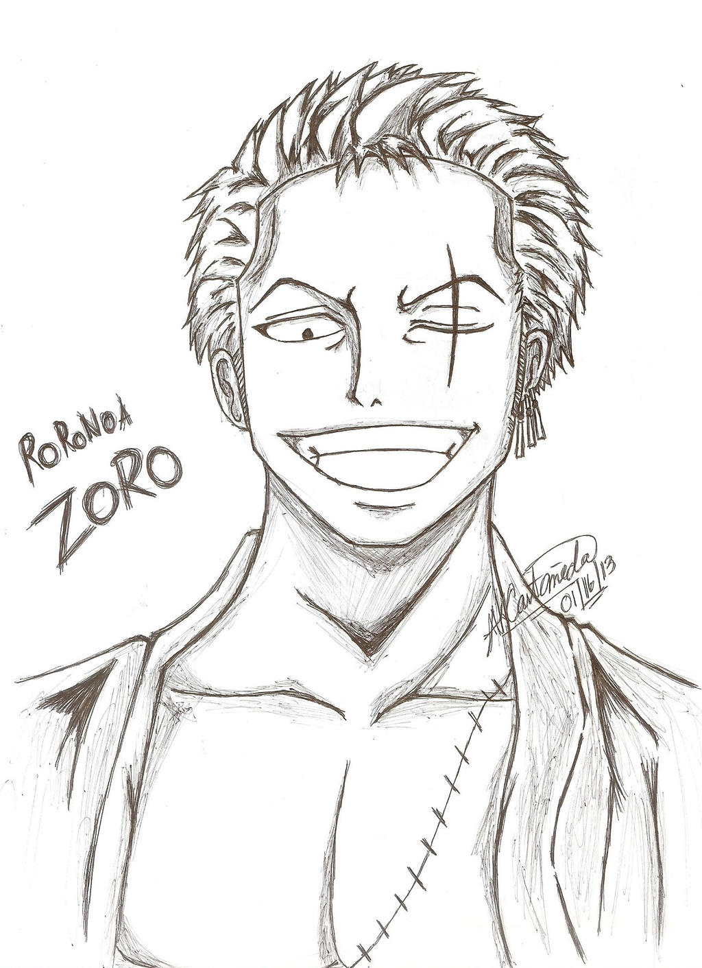 Happy Birthday to Roronoa Zoro! (Official illustration) : r/OnePiece