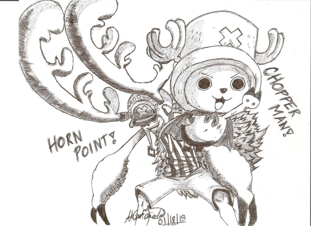 Chopper Man  and Chopper's Horn Point ~ One Piece