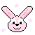 Pink Rabbit icon by Snappette-Smurfette on DeviantArt