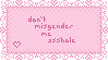 [stamp] don't misgender me asshole