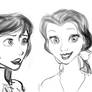 disney girls sketches