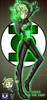 Manga Green Lantern OC - Kri