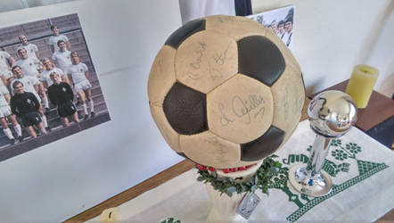 original Spielball des Meisterschaftsjahr 1970/71