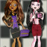 Clawdeen Wolf and Draculaura